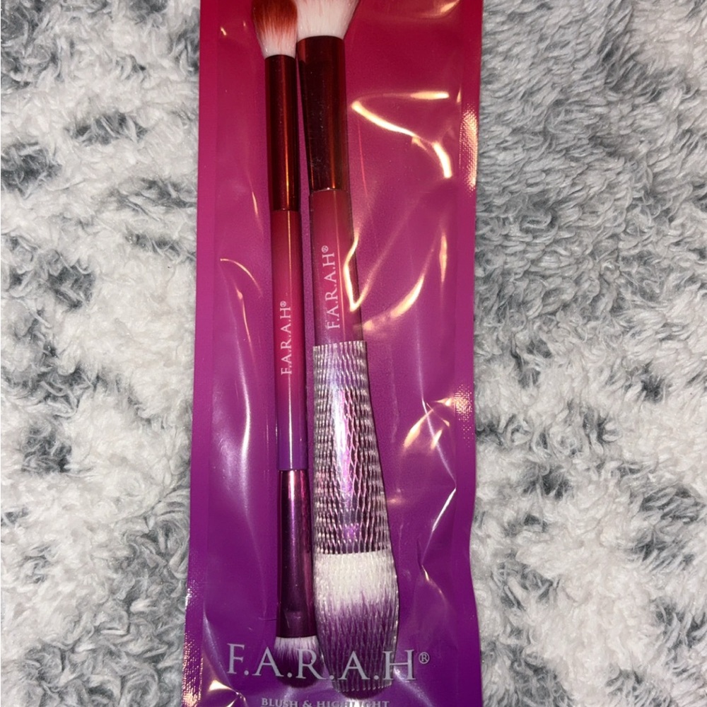 F.A.R.A.H Purple Makeup Brush Duo